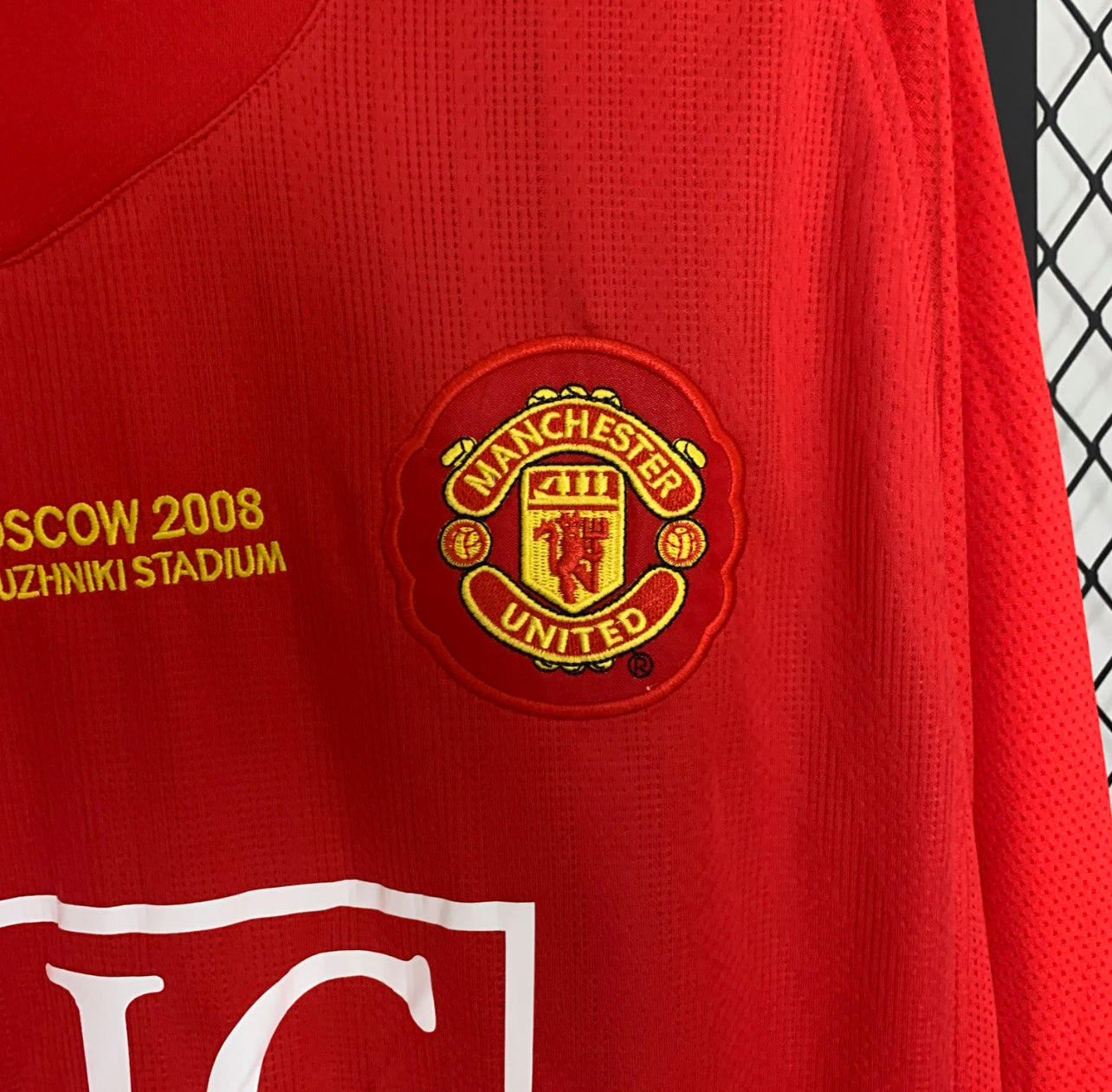 Camisola Retro Man United Manga Comprida - 2008