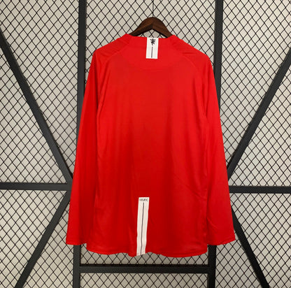 Camisola Retro Man United Manga Comprida - 2008